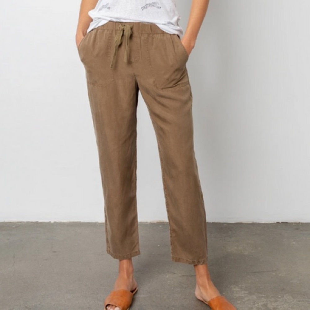 Rails Olive/Brown Pull On Utility pants